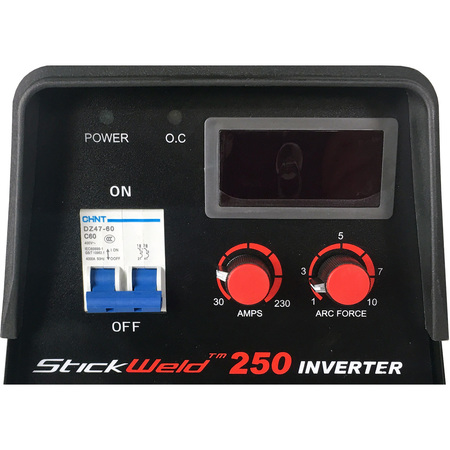 Longevity STICKWELD 250, 250 Amp 220V DC STICK Welder (6010/6011 Capable) 880314